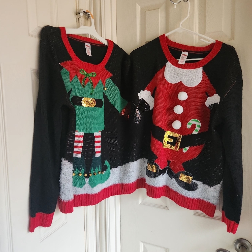 Two Person‎ Ugly Christmas Sweater Size S / M